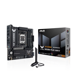 ASUS TUF GAMING B850M-PLUS WIFI7, AMD B850, AM5, DDR5, mATX, 90MB1MU0-M0EAY0