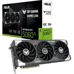 ASUS RTX5060Ti OC, TUF-RTX5060TI-O16G-GAMING, 16GB GDDR7, NVIDIA GeForce, 90YV0MG0-M0NA00