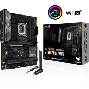 ASUS Z790 TUF Gaming Z790-Plus WIFI, Intel Z790, LGA 1700, DDR5, ATX, 90MB1D80-M1EAY0