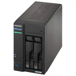 Asustor NAS Lockerstor2 (Gen2), Celeron N5105 2.9GHz (4 Core), 4GB, 2-bay, 2x2.5Gb LAN, AS6702T