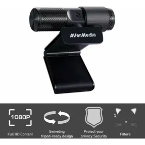 AVerMedia webcam Live Streamer PW313 1080p USB2.0, 40AAPW313ASF