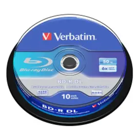 BD-R-DL Verbatim 50GB 6x, 10-pack, spindle, 43746