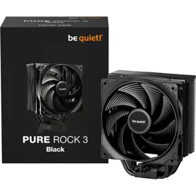 Be quiet! cooler Pure Rock 3 Black, Intel/AMD, 120mm, TDP 190W, BK039