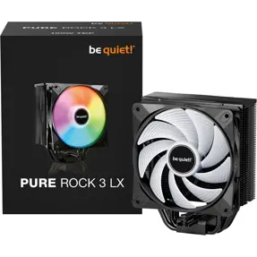 Be quiet! cooler Pure Rock 3 LX Black ARGB, Intel/AMD, 120mm, TDP 190W, BK040