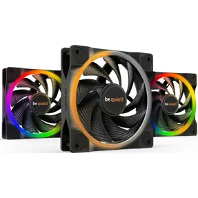 Be quiet! ventilator 120mm Light Wings PWM High-Speed, RGB, 3-Pack, Black, BL077