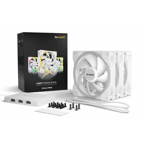 Be Quiet! ventilator 120mm Light Wings PWM, White, 3-Pack, BL100