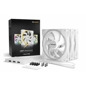 Be Quiet! ventilator 140mm Light Wings PWM, White, 3-Pack, BL102