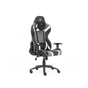 Bit Force gaming stolica Dia L-2D, crno/sivo/bijela, YX-8037