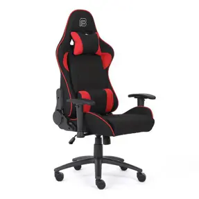 Bit Force gaming stolica Khan F-2D, tkanina, crno/crvena, 1810164