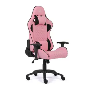 Bit Force gaming stolica Khan F-2D, tkanina, rozo/crna, 1810163