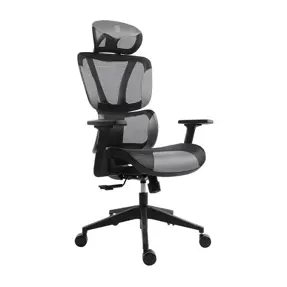 Bit Force uredska stolica Royal LM-2D, PU koža, crno/siva