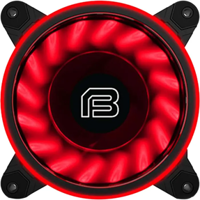 Bit Force ventilator 120mm SPECTRUM crveni LED, Black