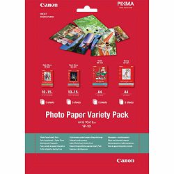 Canon Photo Papir VP-101, Variety Pack A4 & 10x15cm, 20 listova, 0775B079