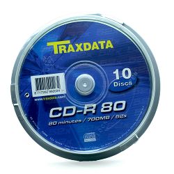 CD-R medij Traxdata 700MB 52x Retail, 10-pack, 901753ITRA002