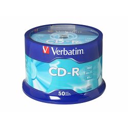 CD-R medij Verbatim 700MB 52× DataLife 50-pack, V043351