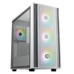 CoolerMaster Midi Tower MasterBox 600, White, MB600-WGNN-S00