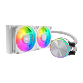 CoolerMaster vodeno hlađenje MasterLiquid PL240 Flux, ARGB, White, 240mm, MLY-D24M-A23PZ-RW