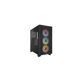Corsair Midi Tower 3000D Airflow, RGB, glass window, Black, CC-9011255-WW
