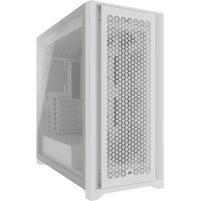 Corsair Midi Tower 5000D Core Airflow, glass window, White, CC-9011262-WW