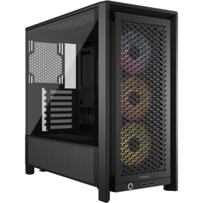 Corsair Midi Tower Frame 4000D RS ARGB, glass window, Black, CC-9011296-WW