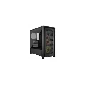 Corsair Midi Tower Frame 4000D RS ARGB, glass window, Black, CC-9011296-WW