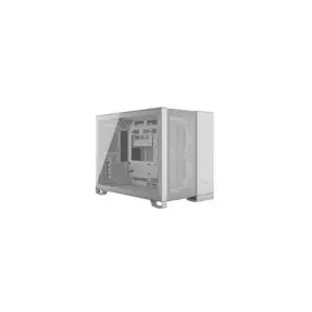 Corsair Mini Tower 2500D Airflow, Dual Chamber, glass window, White, CC-9011264-WW