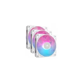 Corsair ventilator 120mm iCUE Link RX120, PWM, RGB, 3-Pack, White, CO-9051022-WW