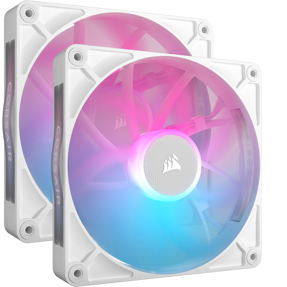 Corsair ventilator 140mm iCUE Link RX140, PWM, RGB, 2-Pack,White, CO-9051024-WW