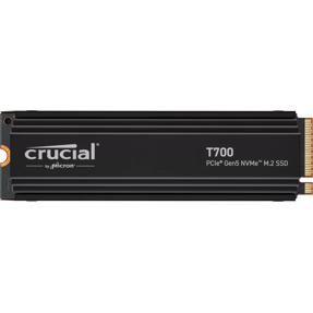 Crucial SSD 2TB T700, Heatsink, M.2 SSD, NVMe PCIe, Gen 5, CT2000T700SSD5