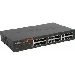 Switch D-Link DGS-1024D, 24-Port, Gigabit, Unmanaged, Desktop/Rackmountable, DGS-1024D/E