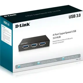D-Link DUB-1340, 4-Port SuperSpeed USB 3.0 Charger Hub