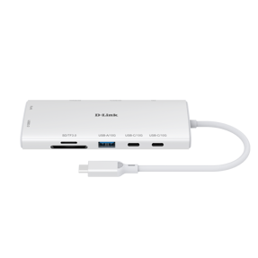 D-Link DUP-A01, 10-in-1 USB-C Hub with HDMI/Ethernet/Card Reader/Power Delivery