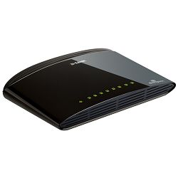 D-Link Switch DES-1008D, 8-Port, 10/100 Mbps, Fast Ethernet, Unmanaged, DES-1008D/E