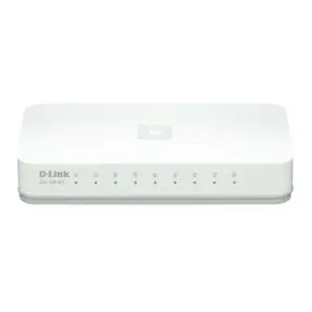 D-Link Switch GO-SW-8E/E, 8-Port, 10/100 Mbps Fast Ethernet, Easy Desktop, GO-SW-8E/E