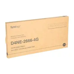 DDR4 4GB (1X4) Synology 2666MHz non-ECC Unbuffered DIMM, D4NE-2666-4G