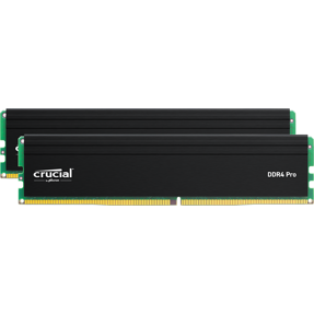 DDR4 64GB (2x32) Crucial, 3200MHz, CL22, Pro, Black, CP2K32G4DFRA32A