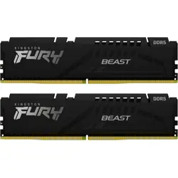 DDR5 128GB (2x64) Kingston, 5600MHz, CL36, Fury Beast Black, Intel XMP 3.0/AMD EXPO, KF556C36BBEK2-128