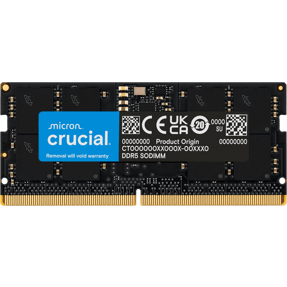 DDR5 16GB (1x16) Crucial, 4800MHz, CL40, sodimm, CT16G48C40S5