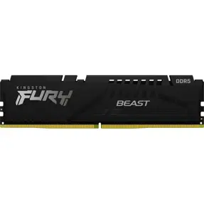 DDR5 16GB (1x16) Kingston, 5600MHz, CL36, Fury Beast Black, Intel XMP 3.0/AMD EXPO, KF556C36BBE-16