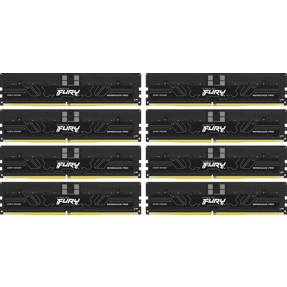 DDR5 256GB (8x32GB) Kingston FURY Renegade Pro, 5600MHz, CL28, RDIMM, Registered ECC, Server Memory, KF556R28RBE2K8-256