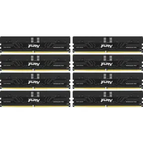 DDR5 256GB (8x32GB) Kingston FURY Renegade Pro, 5600MHz, CL28, RDIMM, Registered ECC, Server Memory, KF556R28RBE2K8-256