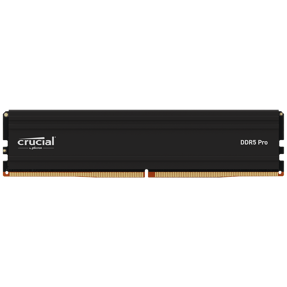 DDR5 32GB (1x32) Crucial, 5600Mhz, CL46, Pro, Black, Intel XMP/AMD Expo, CP32G56C46U5