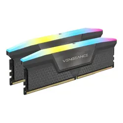 DDR5 32GB (2x16) Corsair 5600MHz VENGEANCE RGB grey, CL40, Intel XMP/ AMD EXPO, CMH32GX5M2B5600Z40