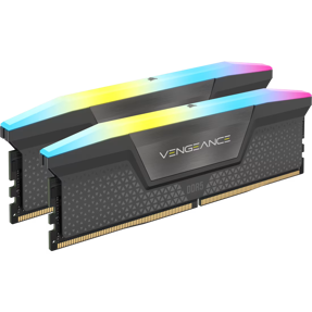 DDR5 32GB (2x16) Corsair, 6400MHz, CL36, Vengeance RGB, Grey, Intel XMP/AMD Expo, CMH32GX5M2B6400Z36