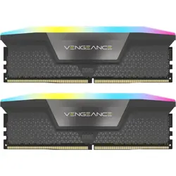DDR5 32GB (2x16) Corsair, 6400MHz, VENGEANCE RGB Grey, CL36, Intel XMP / AMD EXPO, CMH32GX5M2B6400Z36