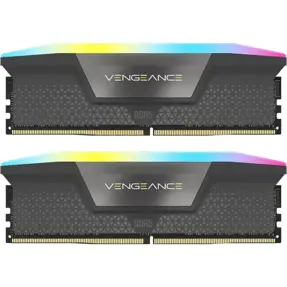 DDR5 32GB (2x16) Corsair, 6400MHz, VENGEANCE RGB Grey, CL36, Intel XMP / AMD EXPO, CMH32GX5M2B6400Z36