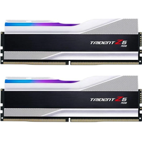 DDR5 32GB (2x16) G.Skill, 6000MHz, CL36, Trident Z5 RGB, Silver, Intel XMP/AMD Expo, F5-6000J3636F16GX2-TZ5RS
