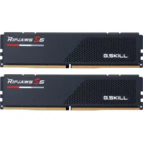 DDR5 32GB (2x16) G.Skill, 6400MHz, Ripjaws S5 Black, Intel XMP, CL32,  F5-6400J3239G16GX2-RS5K