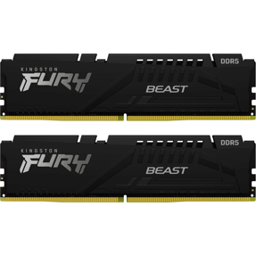 DDR5 32GB (2x16) Kingston, 5600MHz, CL40, Fury Beast Black, Intel XMP, KF556C40BBK2-32