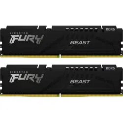 DDR5 32GB (2x16) Kingston, 6000MHz, CL30, Fury Beast Black, Intel XMP 3.0/AMD EXPO, KF560C30BBEK2-32